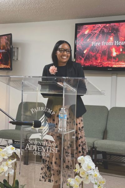 Lisa Holman-Marsh presented an inspiring and challenging Sabbath morning message at the first “Grow Your Church” event at the Pahrump church. 