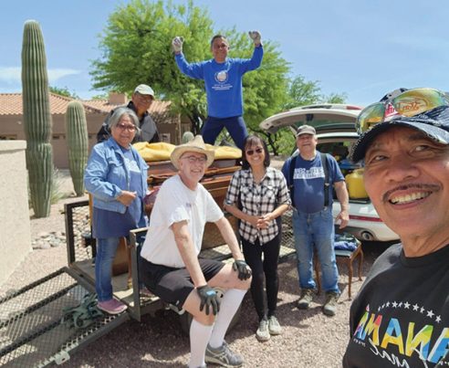 Church members have worked hard getting the church facility ready for the May 6 inauguration and ribbon cutting ceremony.