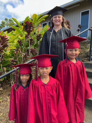 Kona Adventist School Kindergarten and Eighth- Grade Graduating Class