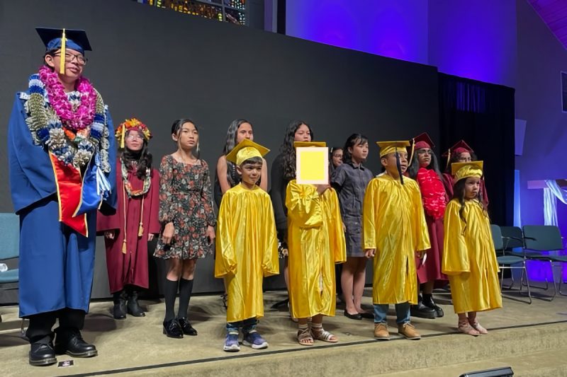 Foothill Adventist School Eighth-Grade and Kindergarten Graduating Classes