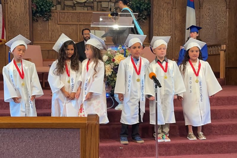 Hollister SDA School Kindergarten Graduating Class