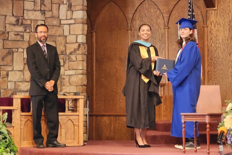 Hollister SDA School Eighth-Grade Graduate