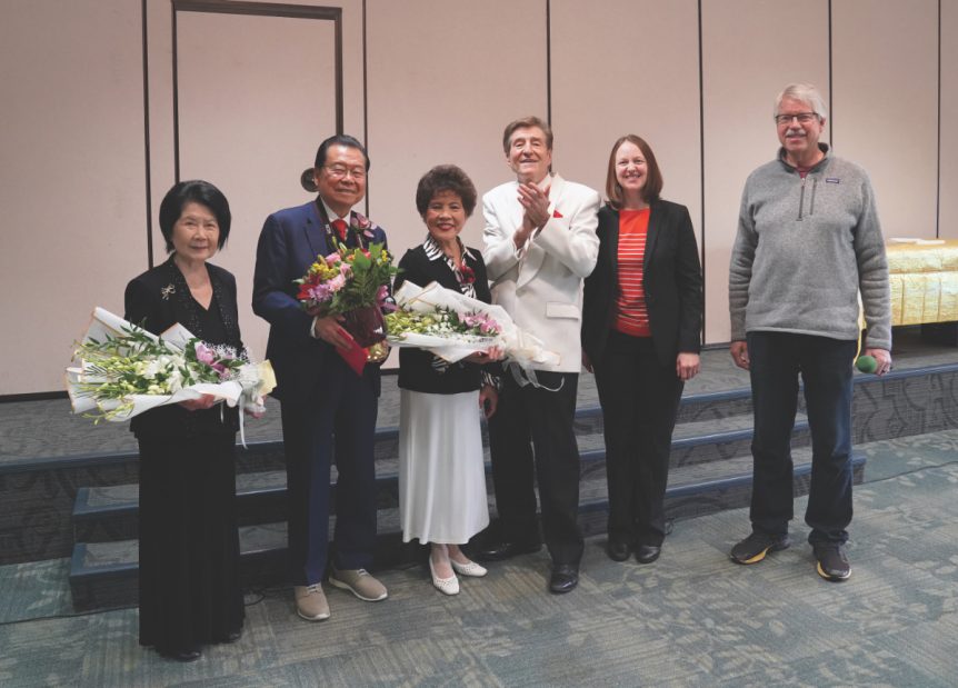 <p> Left to right: Shirley Tan Injo, Daniel Injo, Lily Diehl, Hans Diehl, Tara VinCross, Mike Leno.</p><p>De izquierda a derecha: Shirley Tan Injo, Daniel Injo, Lily Diehl, Hans Diehl, Tara VinCross, Mike Leno.</p>