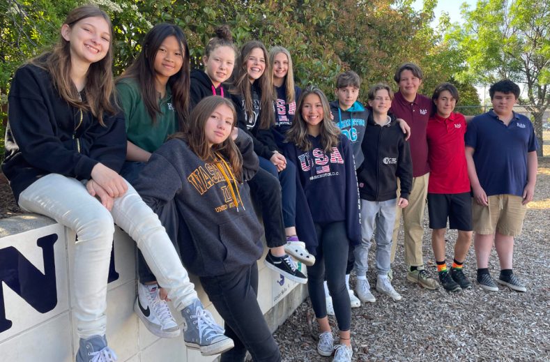 Redding Adventist Academy Eighth-Grade Graduating Class
