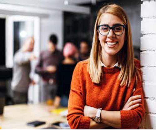 Here the woman becomes the focal point because of her scale in relation to the other figures in the composition. Additionally, attention is drawn to her by throwing the background out of focus.