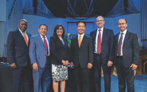 LEFT TO RIGHT: Robert Edwards, Yohalmo Saravia, Patricia Marruffo, Jonathan Park, Verlon Strauss, Elizer Sacay.