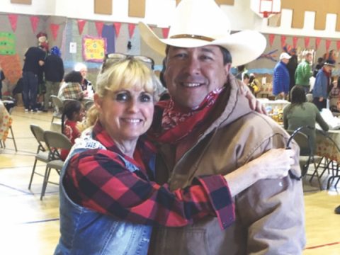 Fall Festival coordinator Tracy Pieters with right hand man and husband, Josh Pieters.