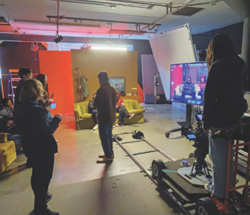 Running a demo shoot for College Days in 2023.