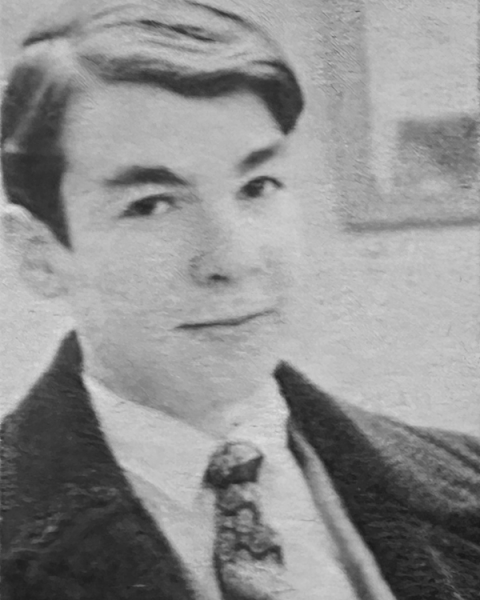 El autor en noveno grado