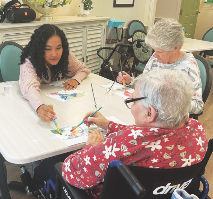 <p>Mia-Alani has discovered that seniors have an abundance of wisdom that all youth can benefit from, and she encourages youth to devote time to sharing with others.</p><p>Mia-Alani ha descubierto que las personas mayores tienen una gran cantidad de sabiduría, de la que todos los jóvenes pueden beneficiarse, y anima a los jóvenes a dedicar tiempo a compartir con los demás.</p>