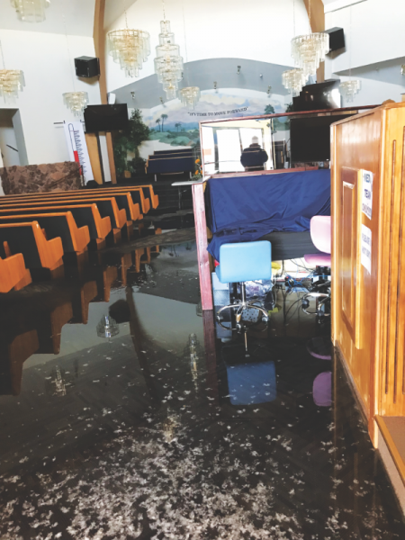 El santuario se inundó en enero de 2023