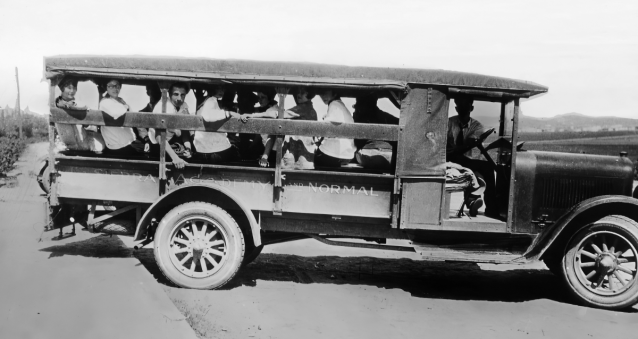Viaje en autobus, 1929