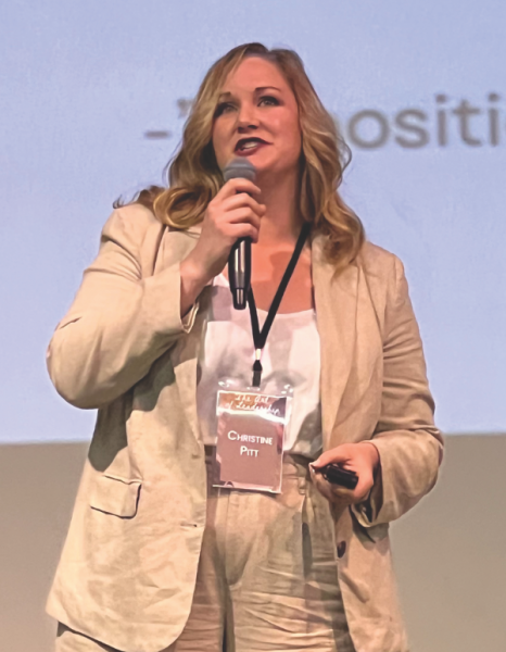 Christine Pitt shares her “Ted Talk.”