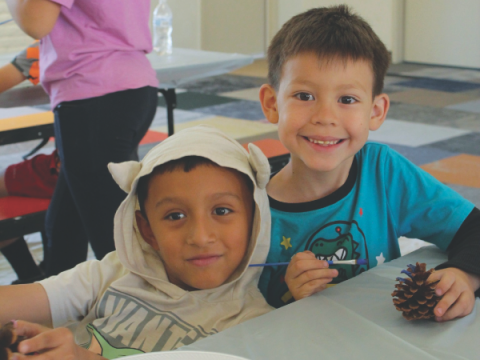 Camp activities provide an opportunity to form friendships as well as learn.