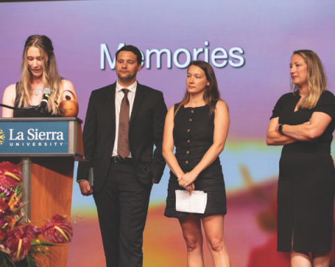 Left to right, Rachael Reiner, Zach Reiner, Claire Reiner-Asmann, and Jesika Chalker.