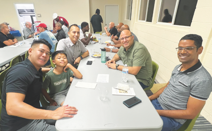 Part of the Men’s Retreat was fellowship and community building.