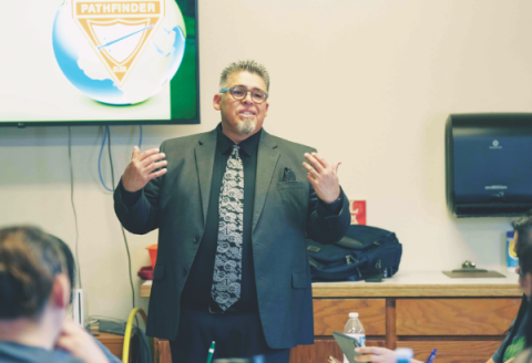 Carlos Camacho shares key insights on essential leadership skills with the attendees.