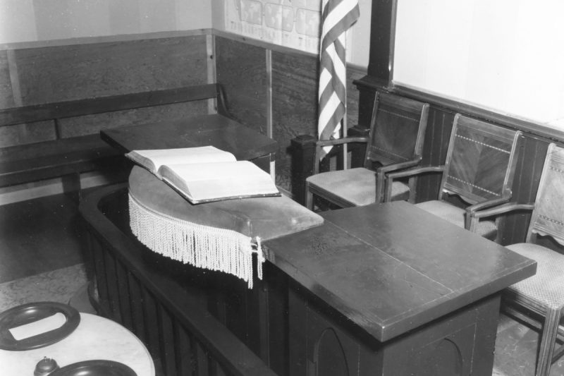 Ellen White had a vision about the Civil War in this church at this pulpit in Rochester, New York, on Dec. 25, 1865.