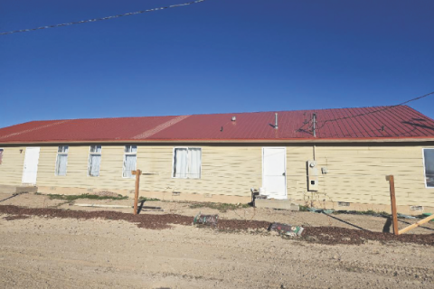 The church now stands strong and weather-ready, topped with a brand-new roof.