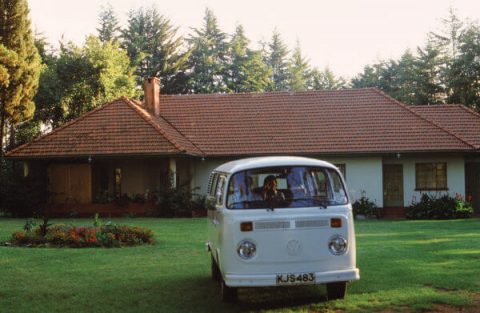 The Meyer’s Eldoret home in Kenya served as a combination home and school, and the “combi,” a combination van and camper.