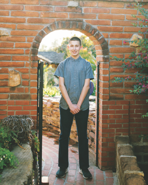 Jacob Magin smiles.