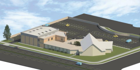 Recreation center and bathrooms - Glenoaks view