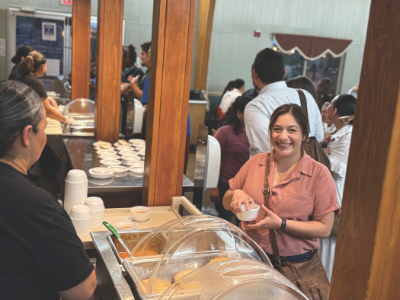 The Camp Yavapines kitchen crew served nearly 300 registrants in the cafeteria.