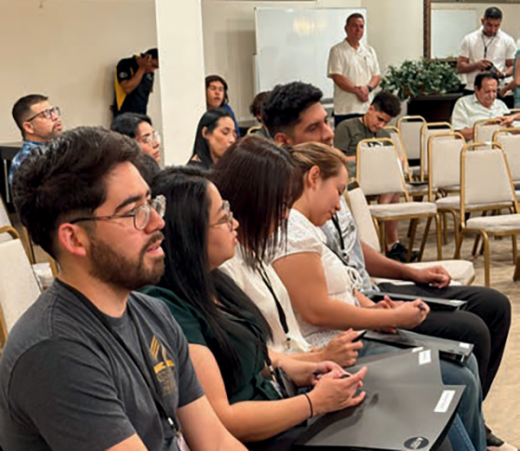 Most of the attendees were young adults or youth members of churches.