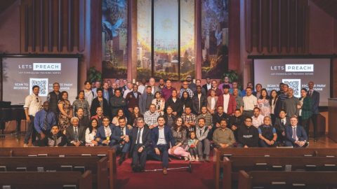 Over 150 lay members attend a Let’s Preach training seminar at the Clovis church on April