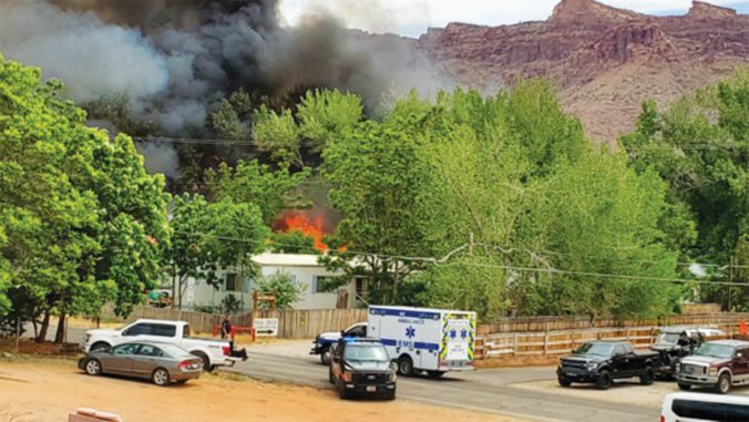 The Moab community quickly rallied to offer help to victims of the mobile home park fire
