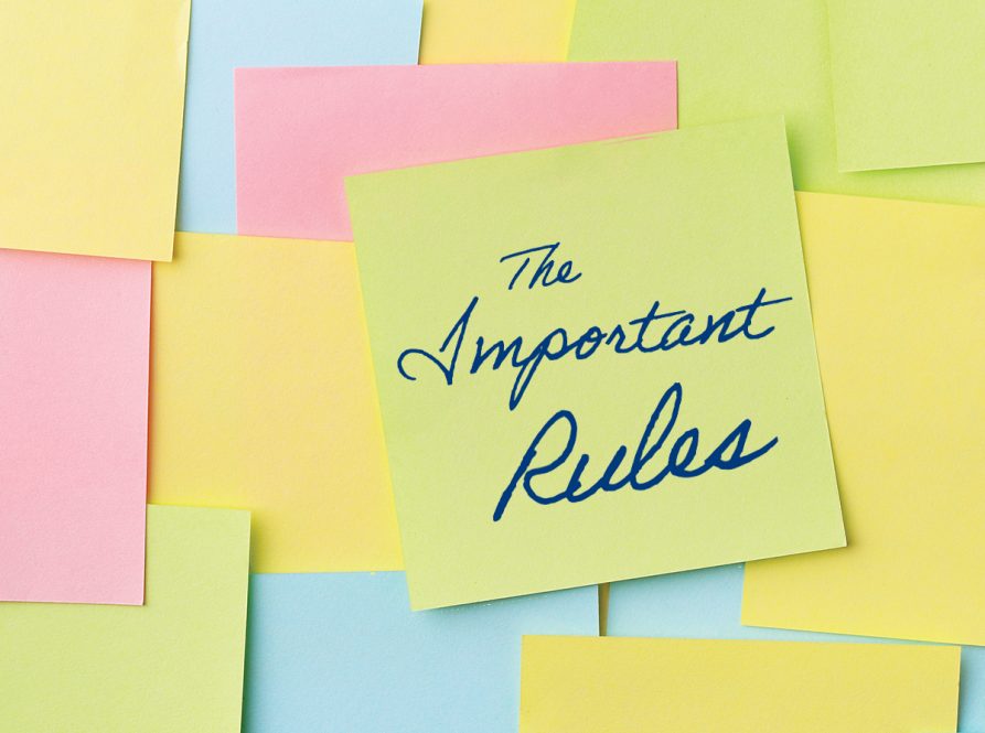 Background of color post-it notes