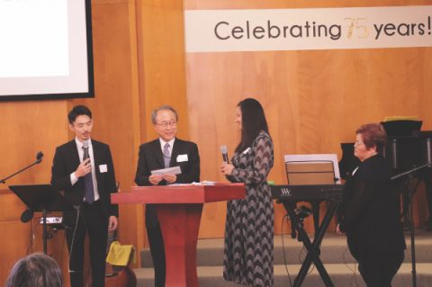 During the service, Southern California Conference Treasurer/CFO Kathleen Diaz presented a check to the church for $7,500 in recognition of this milestone anniversary.