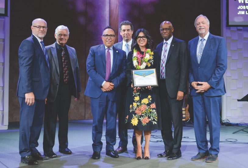 The author was ordained at the Gracepoint Adventist Church (Northern California Conference) in July 2022. 

(Pictured from left to right): Senior Pastor Walt Groff, NCC Treasurer John Rasmussen, 
NCC Executive Secretary Jose Marin, NCC Ministerial Director Jim Lorenz, Pastor Marlene Rodriguez, NCC President and spouse 
Marc K. Woodson, and Pacific Union Conference President Bradford C. Newton.