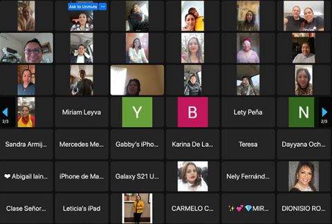 Attendees of the virtual study.
